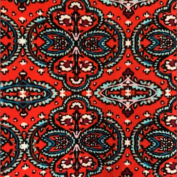 Orange-Patterned Summer Dress - Picture 5 of 5